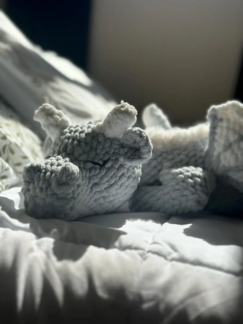 Fluffy Dragon Plushie (Large)